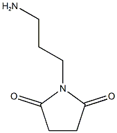 1-(3-aminopropyl)pyrrolidine-2,5-dione Structure