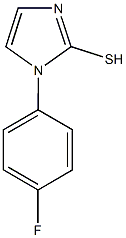 1-(4-fluorophenyl)-1H-imidazole-2-thiol 구조식 이미지