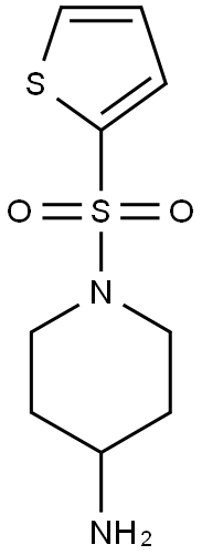 1-(thiophene-2-sulfonyl)piperidin-4-amine 구조식 이미지