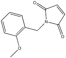 1-[(2-methoxyphenyl)methyl]-2,5-dihydro-1H-pyrrole-2,5-dione 구조식 이미지
