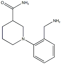 1-[2-(aminomethyl)phenyl]piperidine-3-carboxamide 구조식 이미지