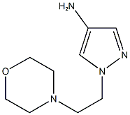 1-[2-(morpholin-4-yl)ethyl]-1H-pyrazol-4-amine 구조식 이미지