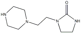 1-[2-(piperazin-1-yl)ethyl]imidazolidin-2-one 구조식 이미지