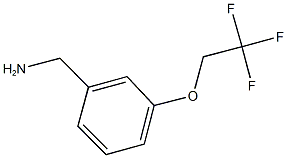 1-[3-(2,2,2-trifluoroethoxy)phenyl]methanamine Structure