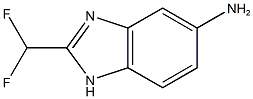 2-(difluoromethyl)-1H-1,3-benzodiazol-5-amine Structure