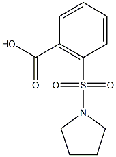 2-(pyrrolidine-1-sulfonyl)benzoic acid Structure