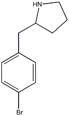 2-[(4-bromophenyl)methyl]pyrrolidine Structure