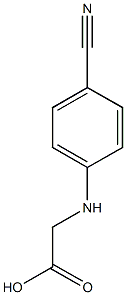 2-[(4-cyanophenyl)amino]acetic acid Structure