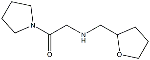 2-[(oxolan-2-ylmethyl)amino]-1-(pyrrolidin-1-yl)ethan-1-one Structure