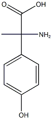 2-amino-2-(4-hydroxyphenyl)propanoic acid Structure