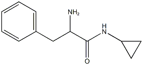 2-amino-N-cyclopropyl-3-phenylpropanamide Structure