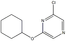 2-chloro-6-(cyclohexyloxy)pyrazine Structure