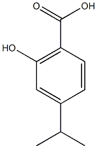 2-hydroxy-4-(propan-2-yl)benzoic acid Structure