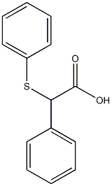 2-phenyl-2-(phenylsulfanyl)acetic acid Structure