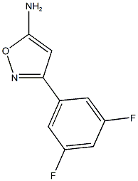 3-(3,5-difluorophenyl)-1,2-oxazol-5-amine 구조식 이미지