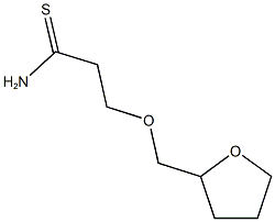 3-(tetrahydrofuran-2-ylmethoxy)propanethioamide Structure