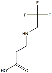 3-[(2,2,2-trifluoroethyl)amino]propanoic acid Structure