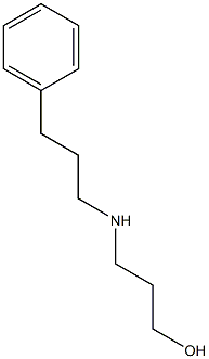 3-[(3-phenylpropyl)amino]propan-1-ol Structure