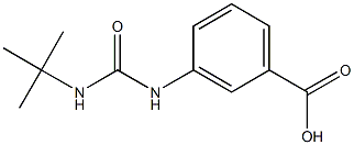 3-[(tert-butylcarbamoyl)amino]benzoic acid Structure