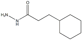 3-cyclohexylpropanehydrazide 구조식 이미지