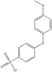 4-(4-methoxyphenoxy)benzene-1-sulfonyl chloride 구조식 이미지