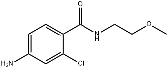 4-amino-2-chloro-N-(2-methoxyethyl)benzamide Structure