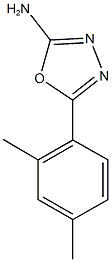 5-(2,4-dimethylphenyl)-1,3,4-oxadiazol-2-amine Structure