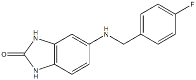 5-{[(4-fluorophenyl)methyl]amino}-2,3-dihydro-1H-1,3-benzodiazol-2-one 구조식 이미지