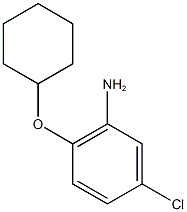 5-chloro-2-(cyclohexyloxy)aniline 구조식 이미지
