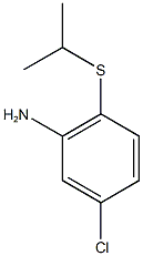5-chloro-2-(propan-2-ylsulfanyl)aniline Structure