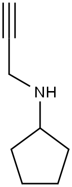 N-(prop-2-yn-1-yl)cyclopentanamine Structure