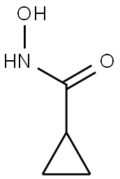 N-hydroxycyclopropanecarboxamide 구조식 이미지