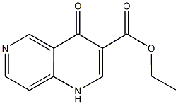4-Oxo-1,4-dihydro-[1,6]naphthyridine-3-carboxylic acid ethyl ester Structure