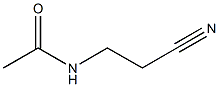 N-(2-Cyanoethyl)acetamide 구조식 이미지