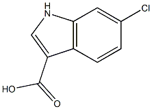 6-Chloro-1H-indole-3-carboxylic acid 구조식 이미지