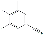 4-Fluoro-3,5-dimethylbenzonitrile Structure