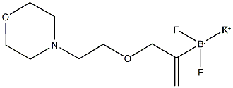 Potassium (3-(2-morpholinoethoxy)prop-1-en-2-yl)trifluoroborate 구조식 이미지