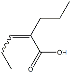 2-PROPYL-PENT-2-ENOICACID Structure