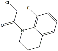 1-(CHLOROACETYL)-8-FLUORO-1,2,3,4-TETRAHYDROQUINOLINE Structure