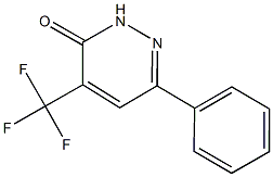 6-PHENYL-4-(TRIFLUOROMETHYL)PYRIDAZIN-3(2H)-ONE Structure