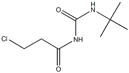 N-[(TERT-BUTYLAMINO)CARBONYL]-3-CHLOROPROPANAMIDE Structure