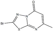 2-BROMO-7-METHYL-5H-[1,3,4]THIADIAZOLO[3,2-A]PYRIMIDIN-5-ONE Structure