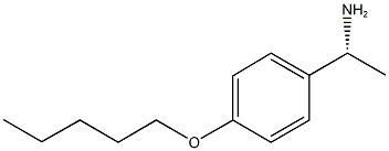 (1R)-1-[4-(PENTYLOXY)PHENYL]ETHANAMINE Structure