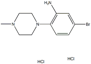 5-BROMO-2-(4-METHYLPIPERAZIN-1-YL)ANILINE DIHYDROCHLORIDE 구조식 이미지