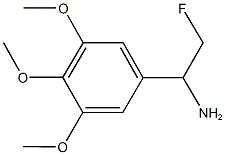 2-FLUORO-1-(3,4,5-TRIMETHOXYPHENYL)ETHANAMINE Structure