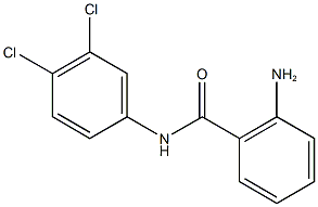 2-AMINO, N-(3,4-DICHLORO PHENYL )BENZAMIDE 구조식 이미지