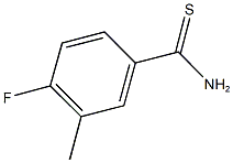 4-fluoro-3-methylbenzenecarbothioamide 구조식 이미지