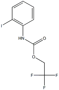 2,2,2-trifluoroethyl 2-iodophenylcarbamate Structure