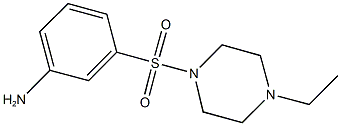 3-[(4-ethylpiperazin-1-yl)sulfonyl]aniline Structure