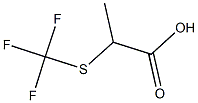 2-[(trifluoromethyl)thio]propanoic acid Structure